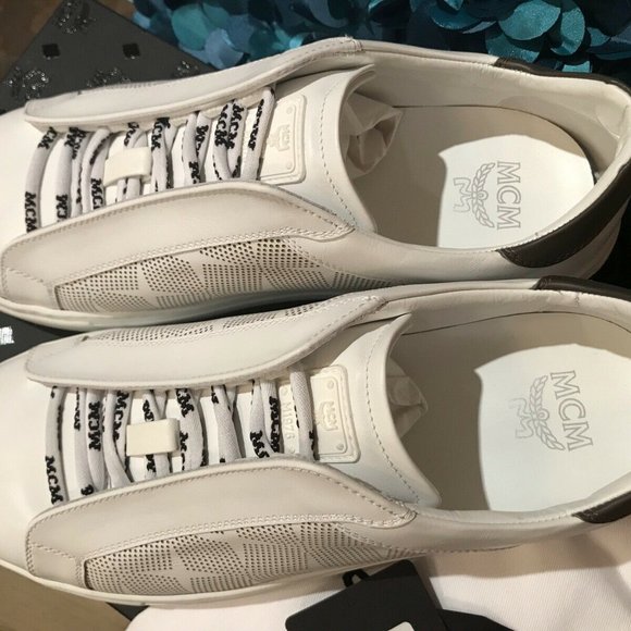 MCM White Men’s Sneakers Low Tops